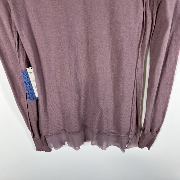 Simply Vera‎ Wang Womens sz XS Light Purple Turtleneck Sweater NWT Tunic - Picture 11 of 11
